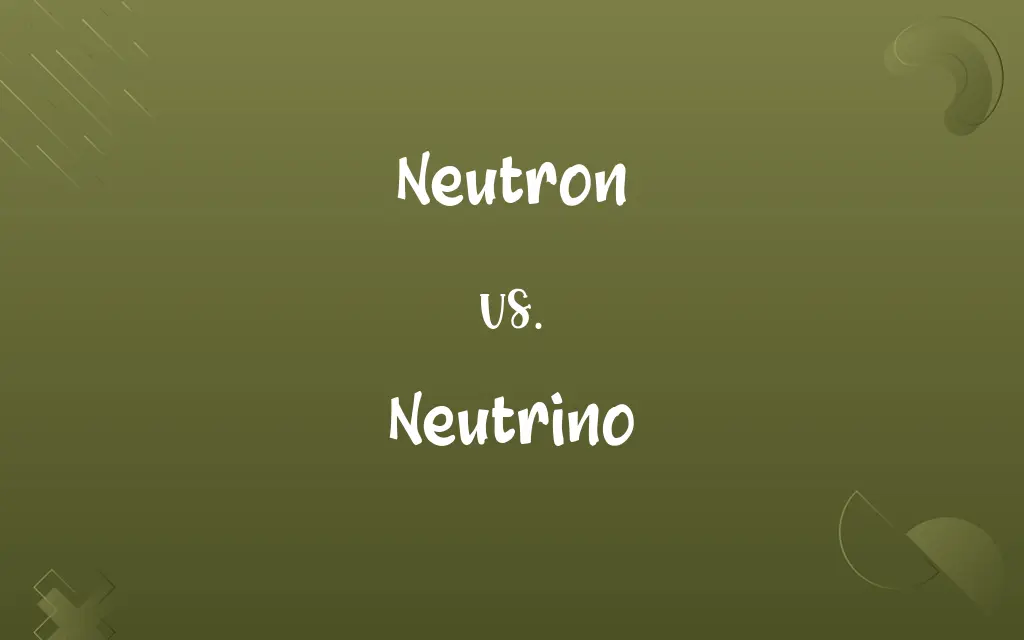 Neutron vs. Neutrino