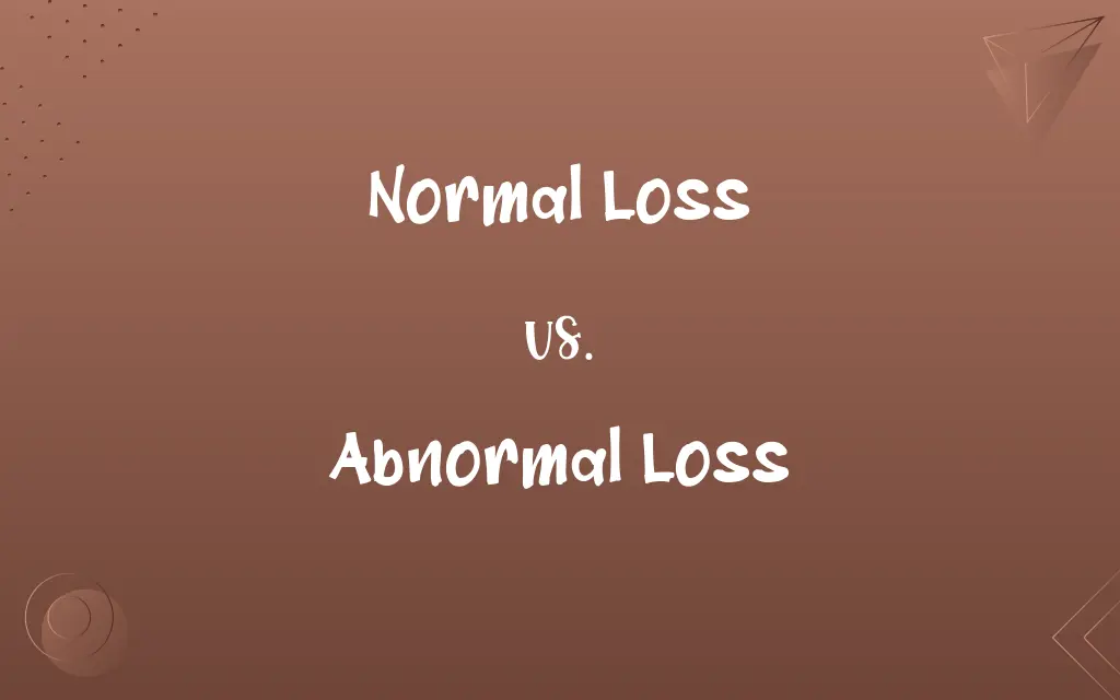 Normal Loss vs. Abnormal Loss