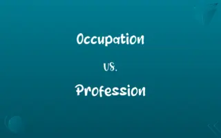 Occupation vs. Profession