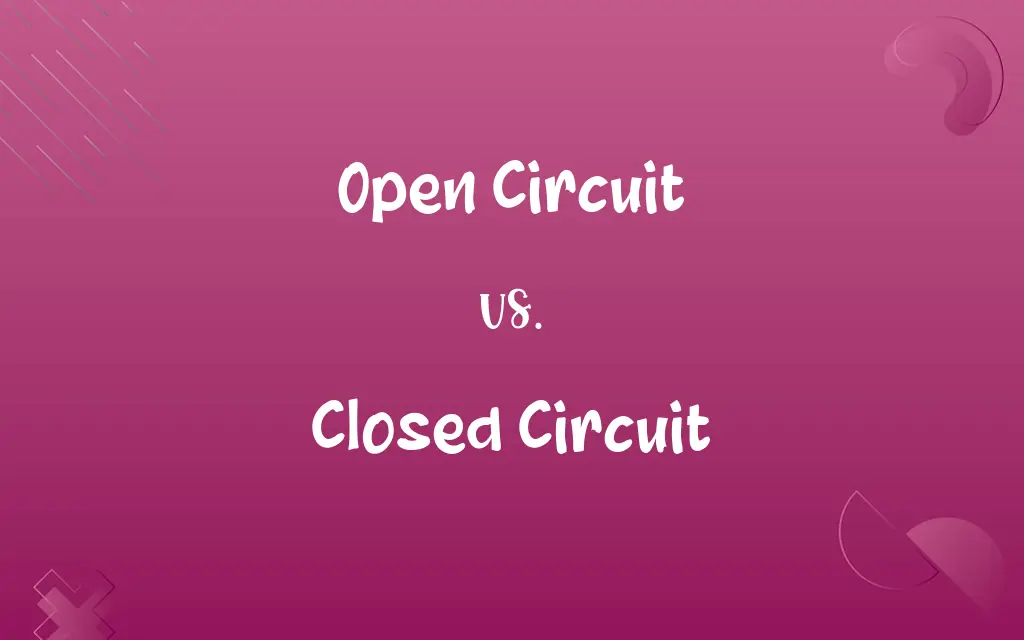 Open Circuit vs. Closed Circuit