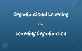 Organizational Learning vs. Learning Organization