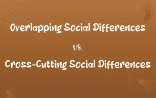 Overlapping Social Differences vs. Cross-Cutting Social Differences