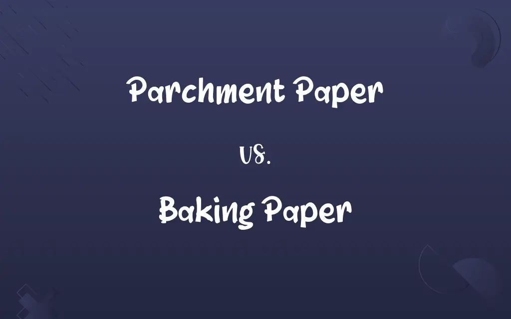Parchment Paper vs. Baking Paper