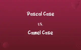 Pascal Case vs. Camel Case