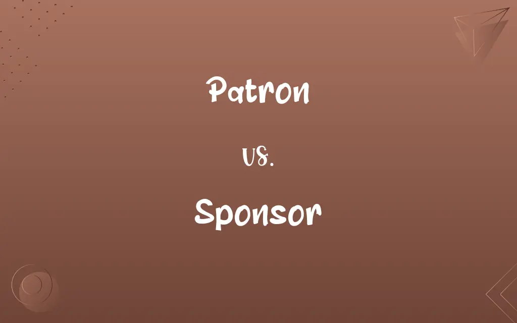 Patron vs. Sponsor