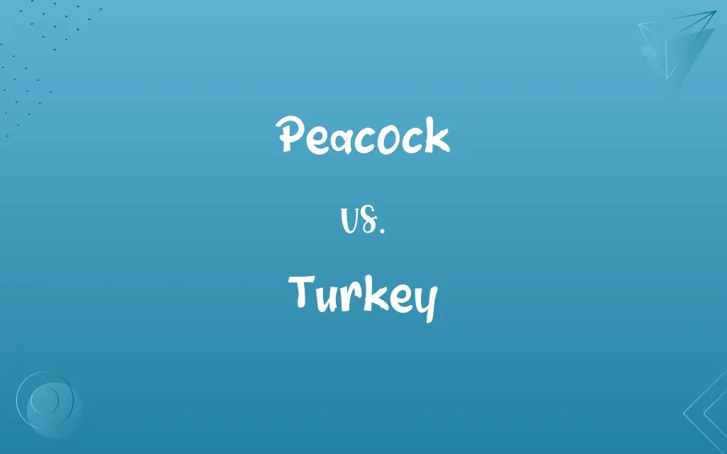 Peacock vs. Turkey