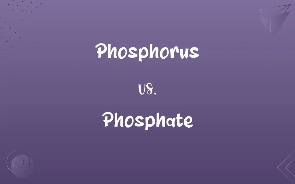 Phosphorus vs. Phosphate