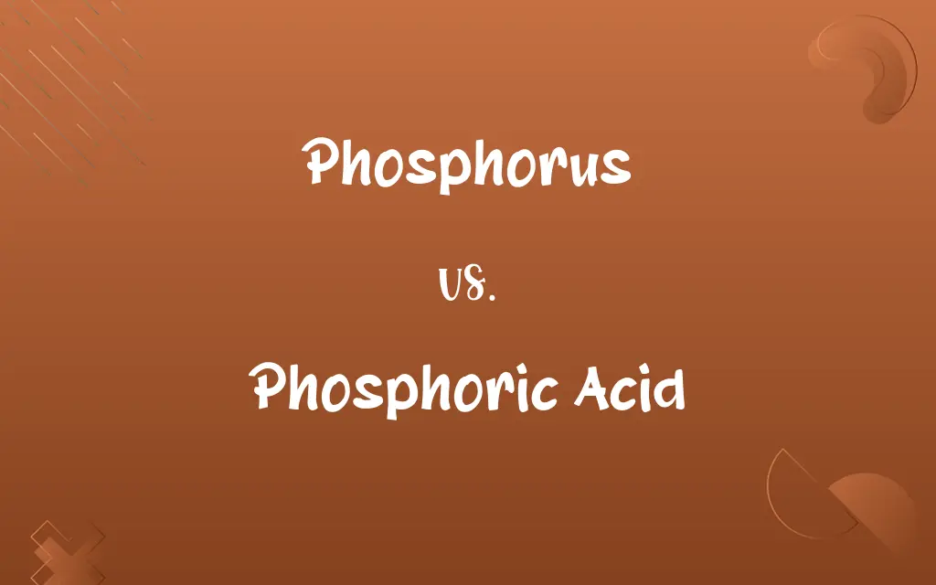 Phosphorus vs. Phosphoric Acid
