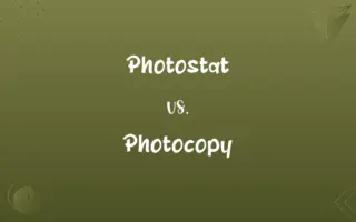 Photostat vs. Photocopy