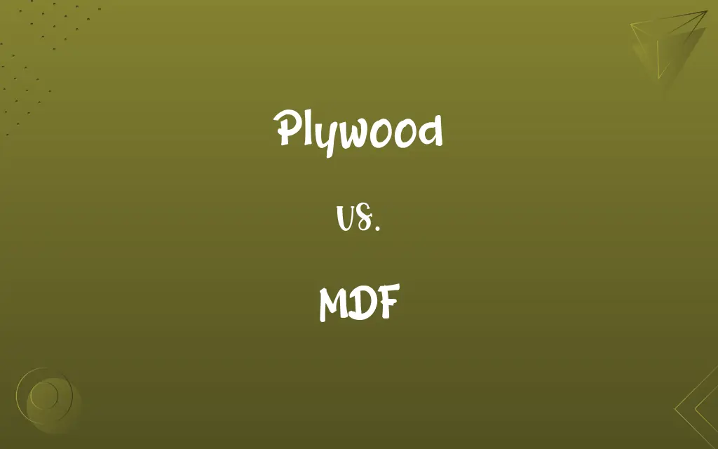 Plywood vs. MDF