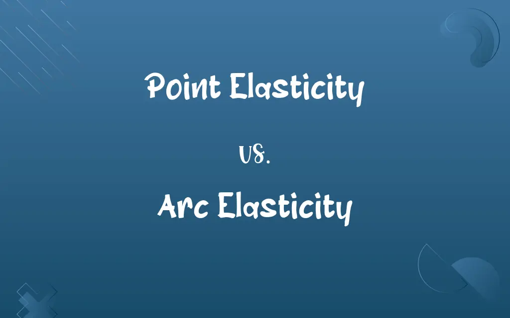 Point Elasticity vs. Arc Elasticity