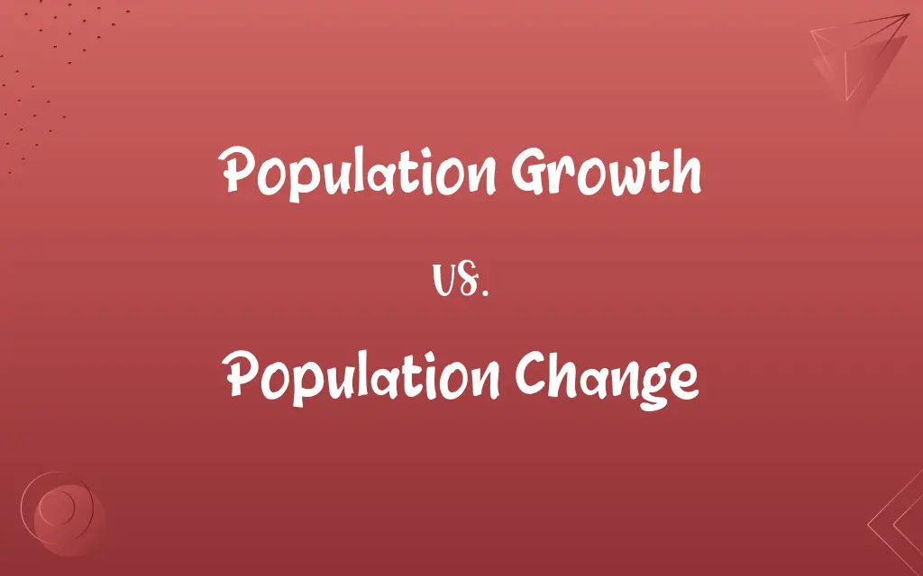 Population Growth vs. Population Change