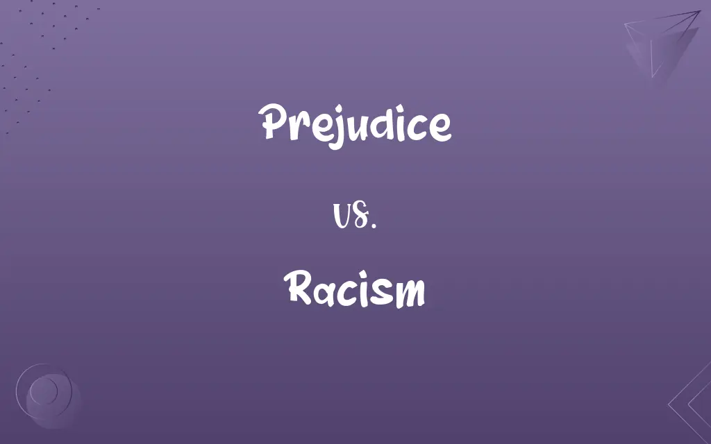 Prejudice vs. Racism