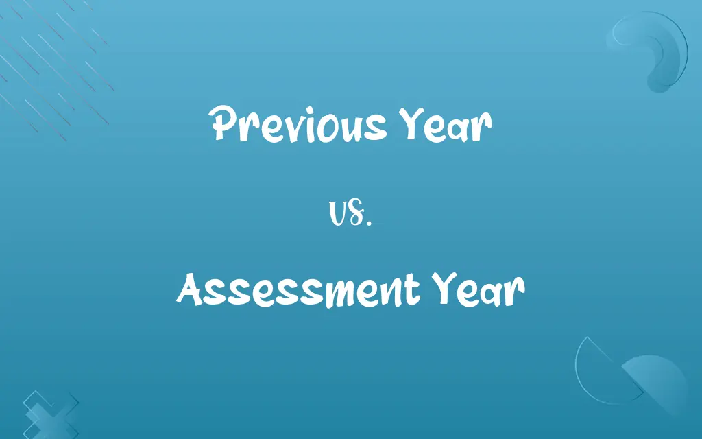 Previous Year vs. Assessment Year