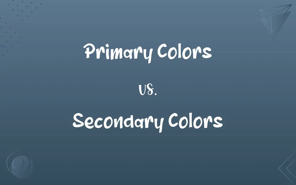 Primary Colors vs. Secondary Colors