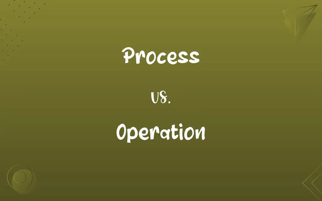 Process vs. Operation