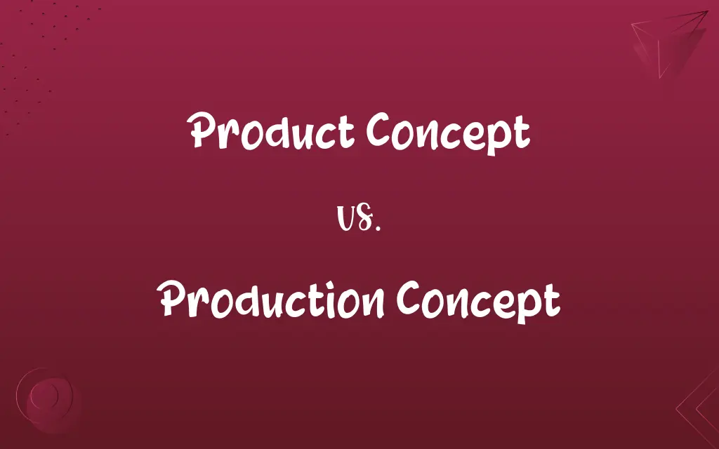 Product Concept vs. Production Concept