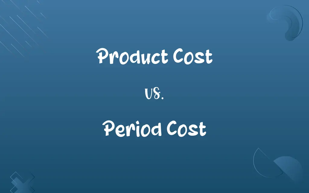 Product Cost vs. Period Cost