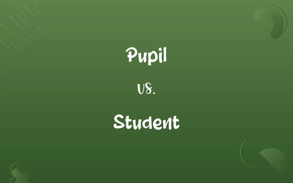 Pupil vs. Student