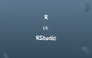 R vs. RStudio