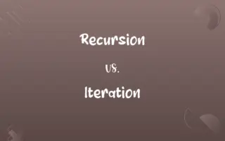 Recursion vs. Iteration