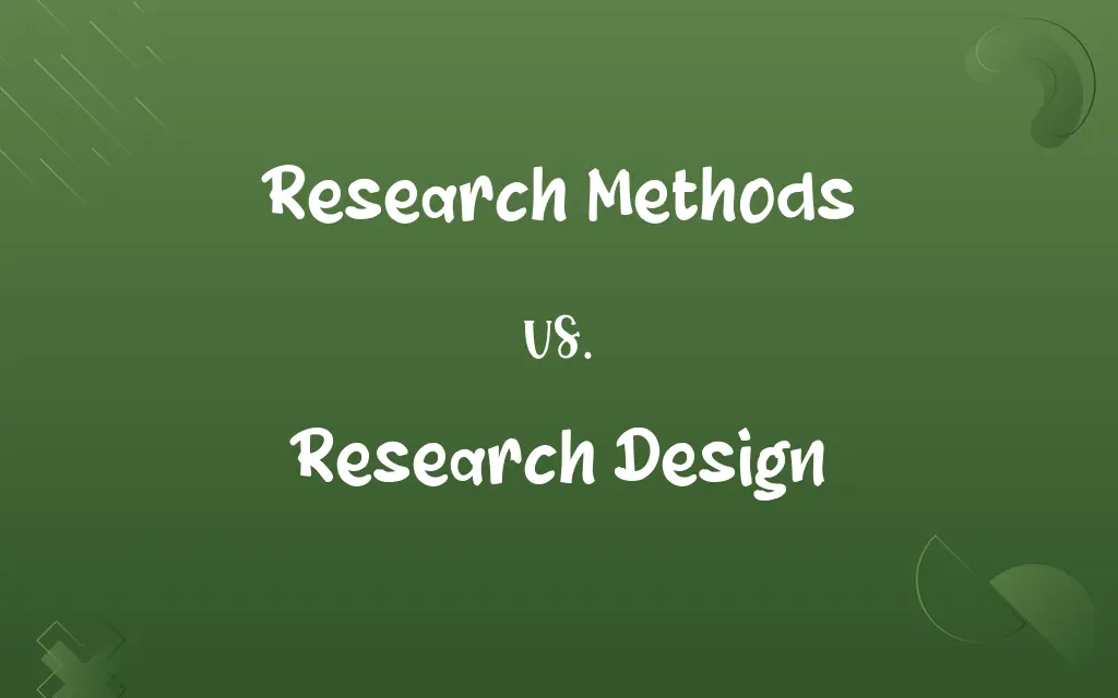 Research Methods vs. Research Design
