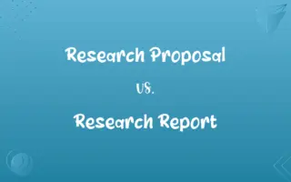 Research Proposal vs. Research Report