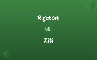 Rigatoni vs. Ziti