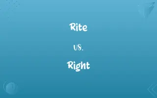 Rite vs. Right
