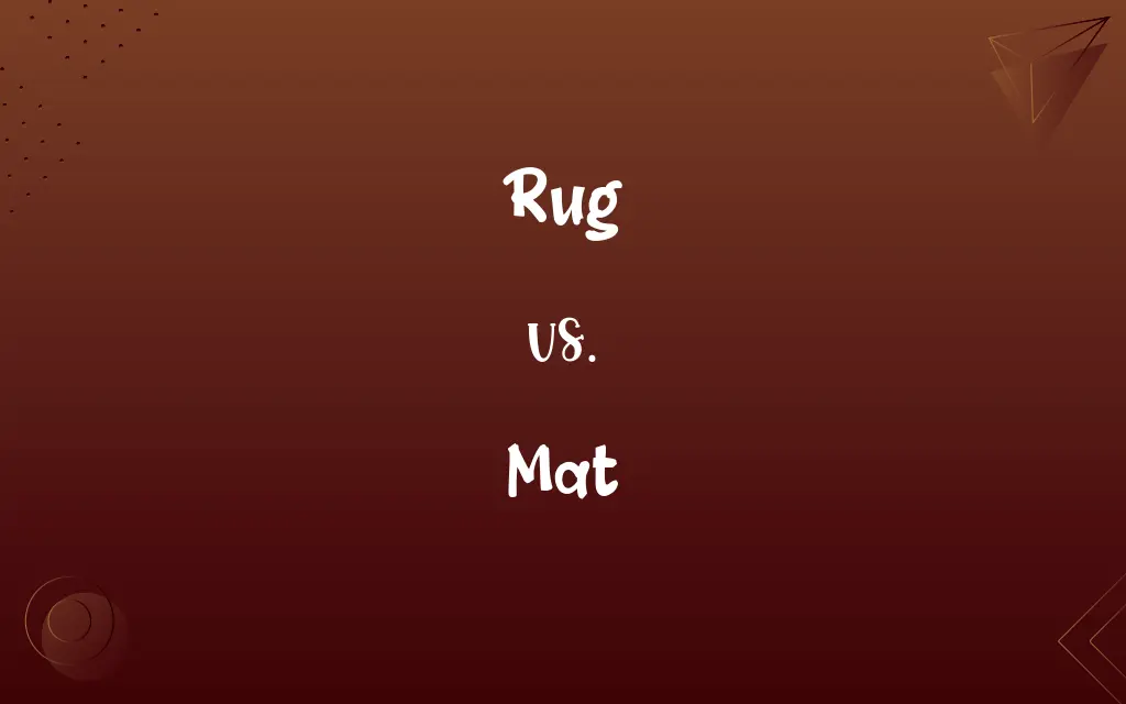 Rug vs. Mat