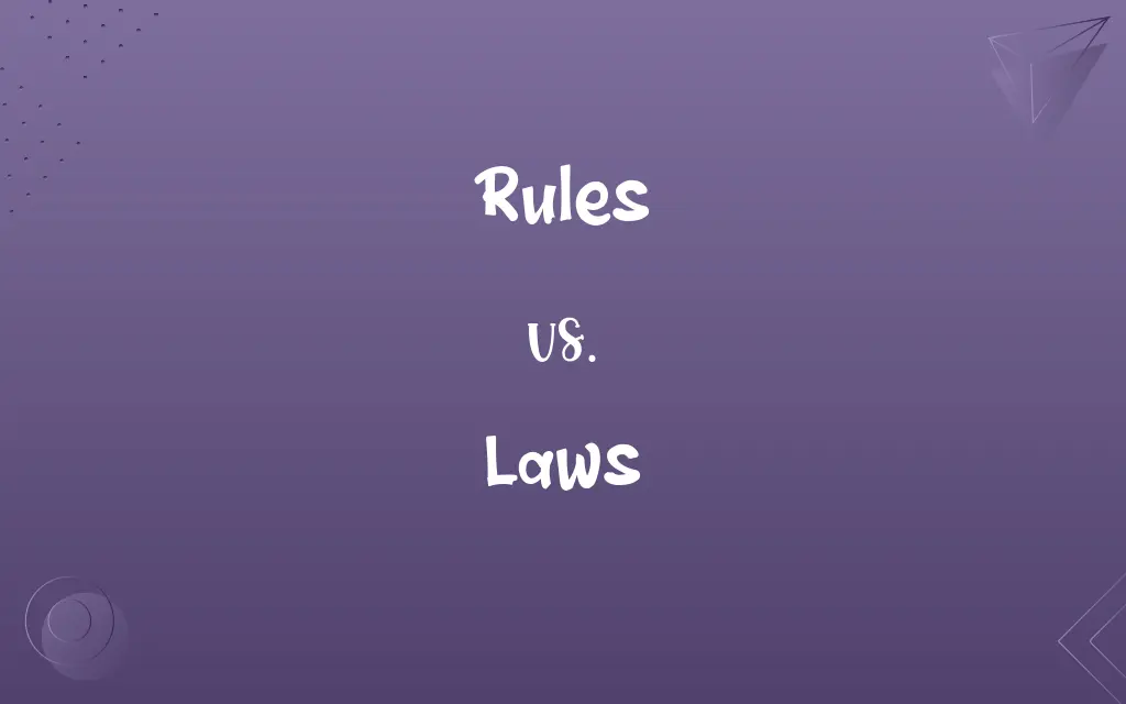 Rules vs. Laws