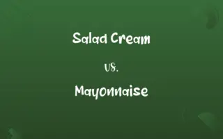 Salad Cream vs. Mayonnaise