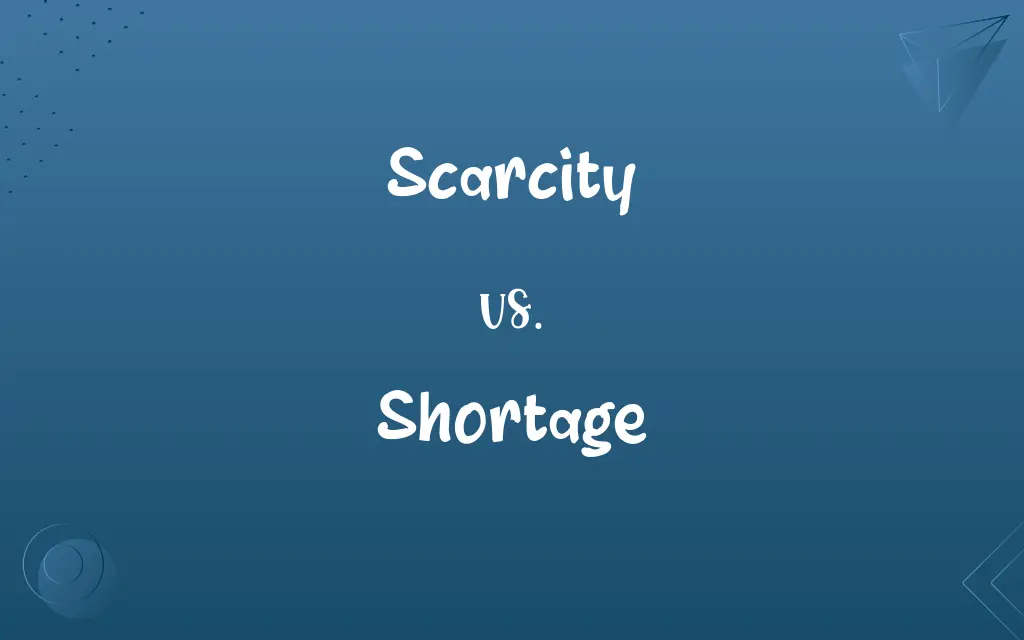 Scarcity vs. Shortage