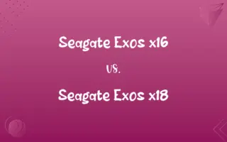 Seagate Exos x16 vs. Seagate Exos x18