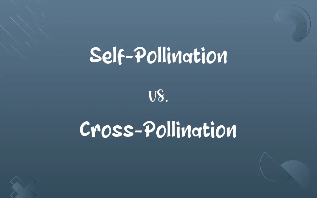 Self-Pollination vs. Cross-Pollination
