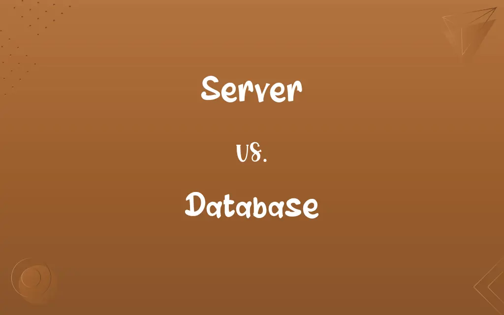 Server vs. Database