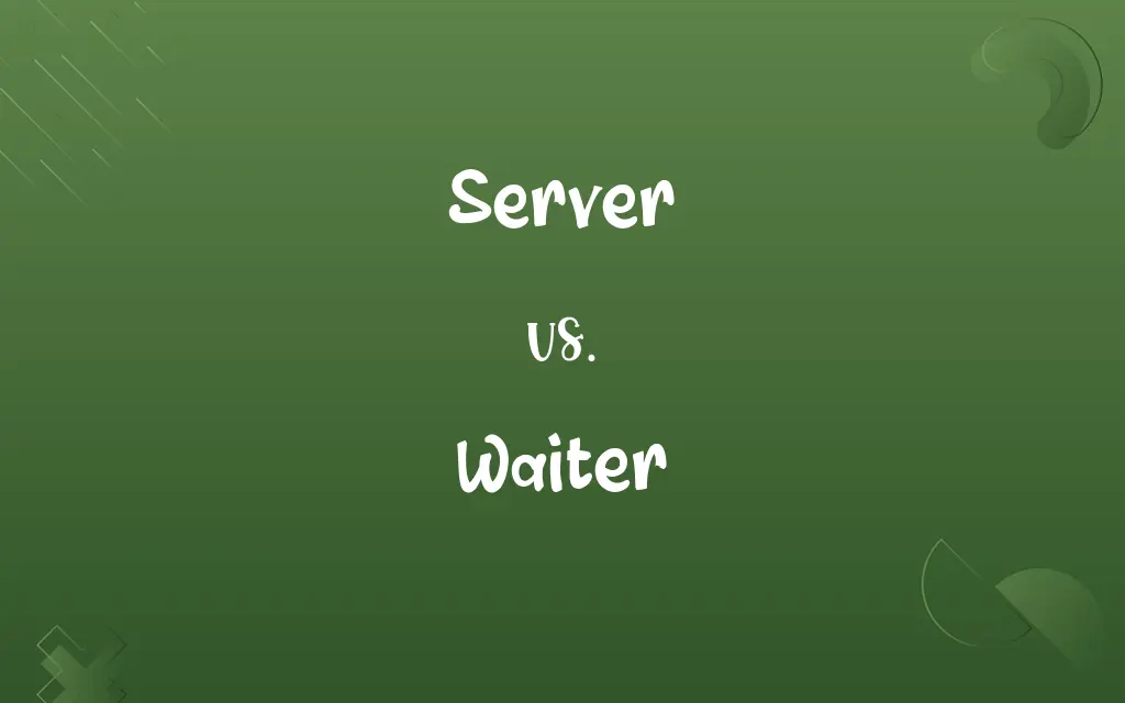 Server vs. Waiter