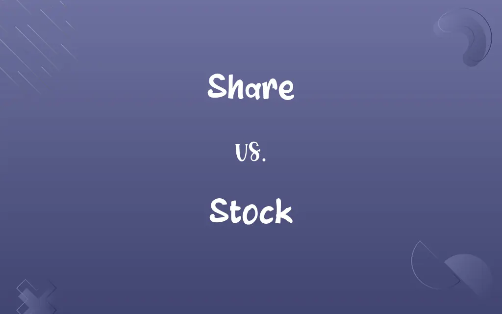 Share vs. Stock