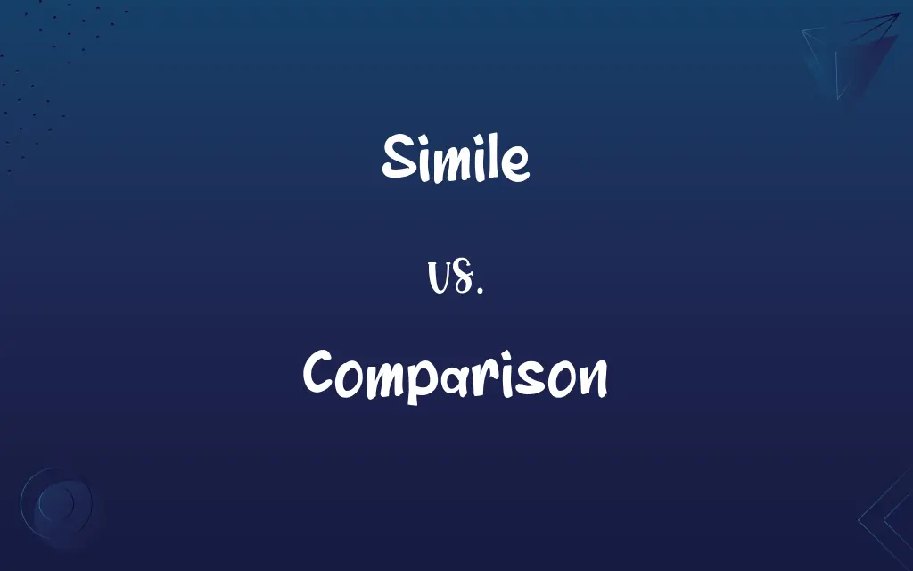 Simile vs. Comparison