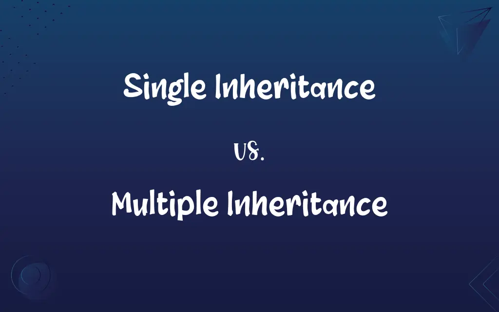 Single Inheritance vs. Multiple Inheritance