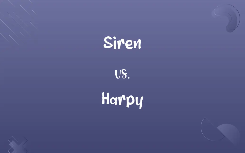 Siren vs. Harpy