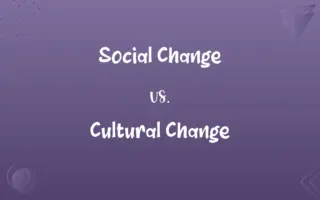 Social Change vs. Cultural Change
