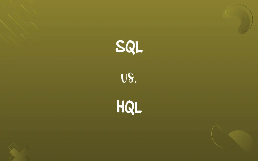 SQL vs. HQL