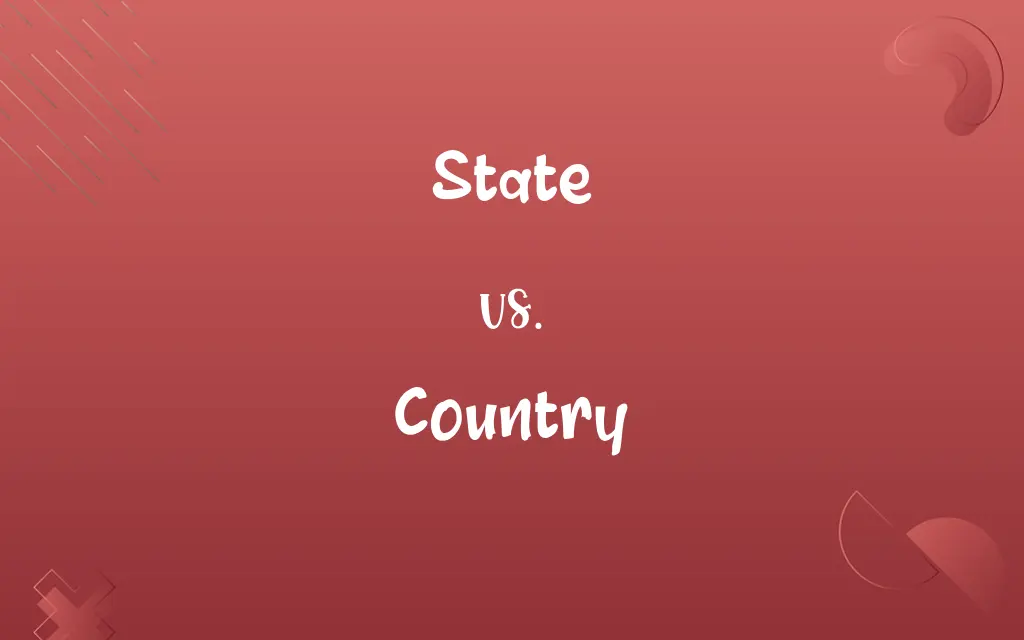 State vs. Country