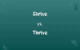 Strive vs. Thrive