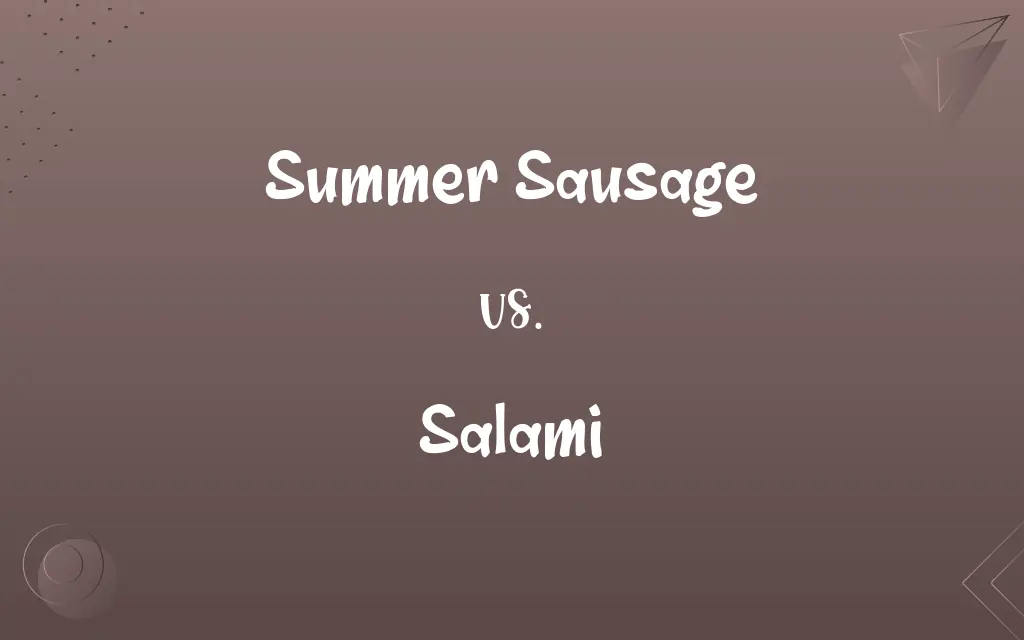 Summer Sausage vs. Salami