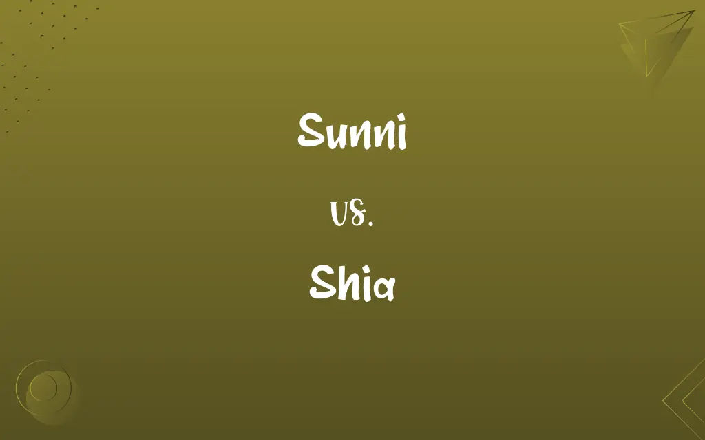 Sunni vs. Shia