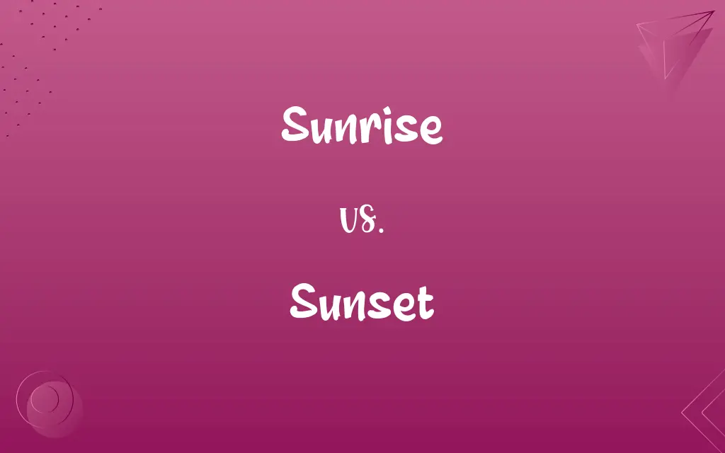 Sunrise vs. Sunset