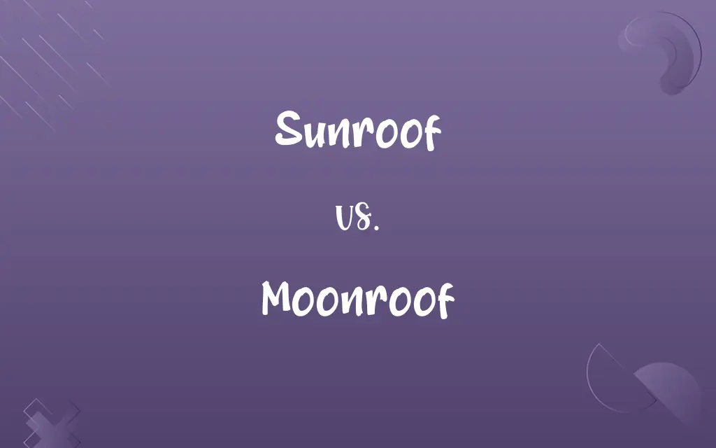 Sunroof vs. Moonroof