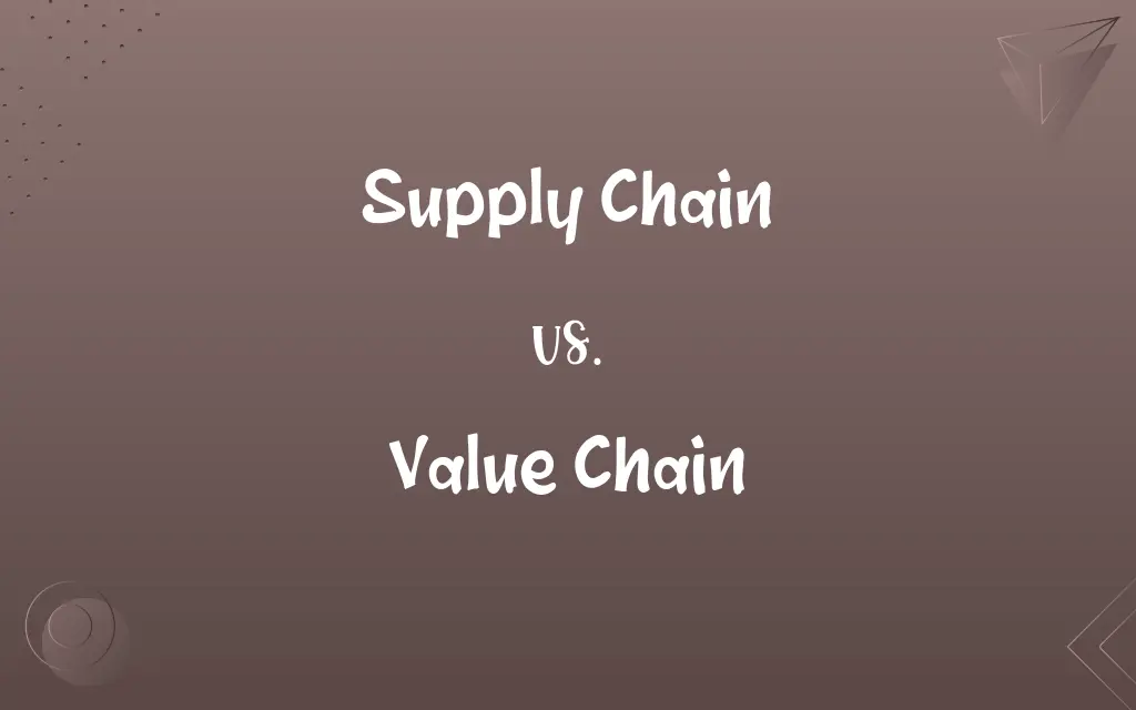 Supply Chain vs. Value Chain